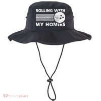 Rolling With My Homies Funny Bowling Bucket Hat thumb 0