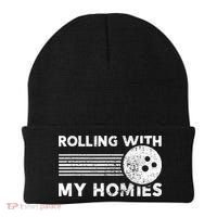 Rolling With My Homies Funny Bowling Beanie thumb 0