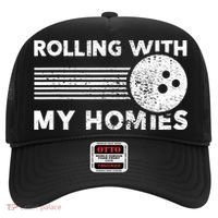 Rolling With My Homies Funny Bowling Hat thumb 0