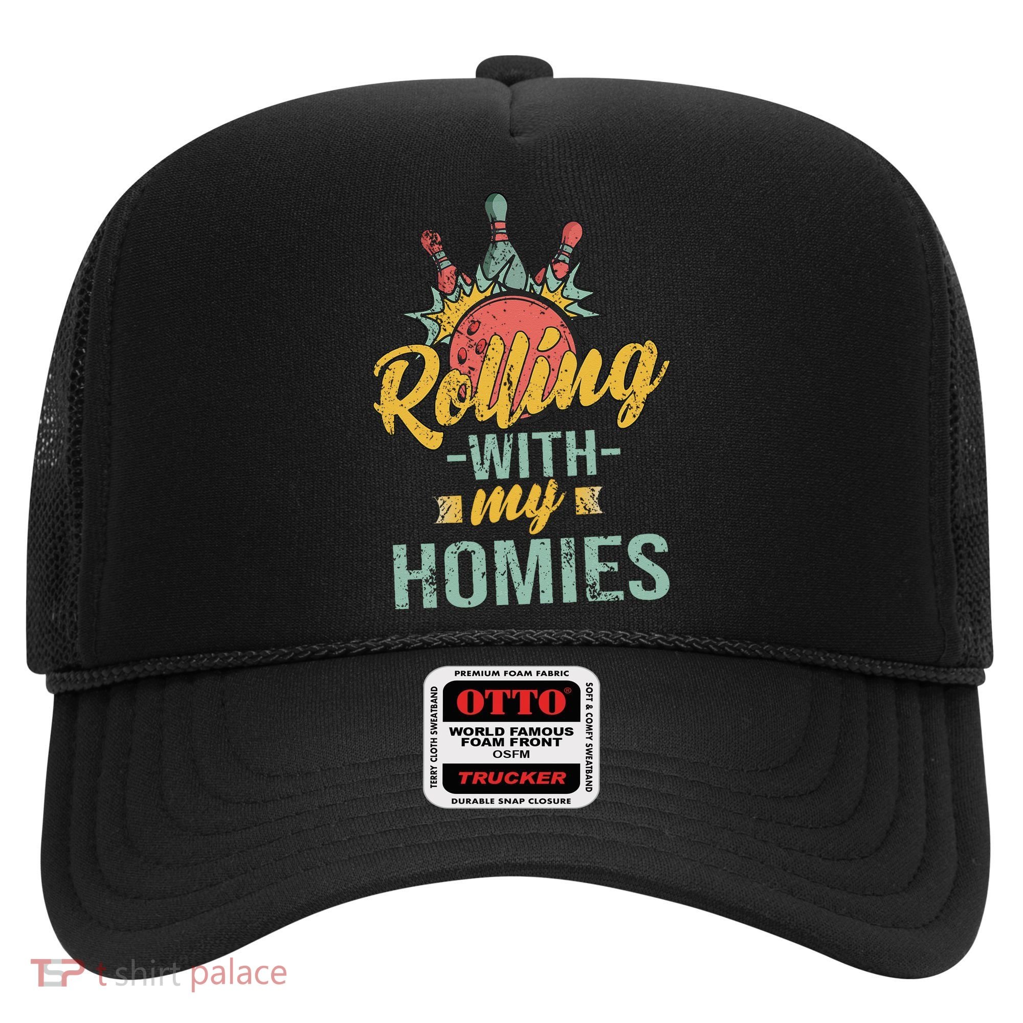 Rollin With My Homies Retro Bowling Hat