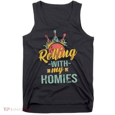 Rollin With My Homies Retro Bowling Tank Top