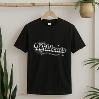 Retro Wildcats Mascot Back To School Spirit Sport Fans Game T-Shirt thumb 2