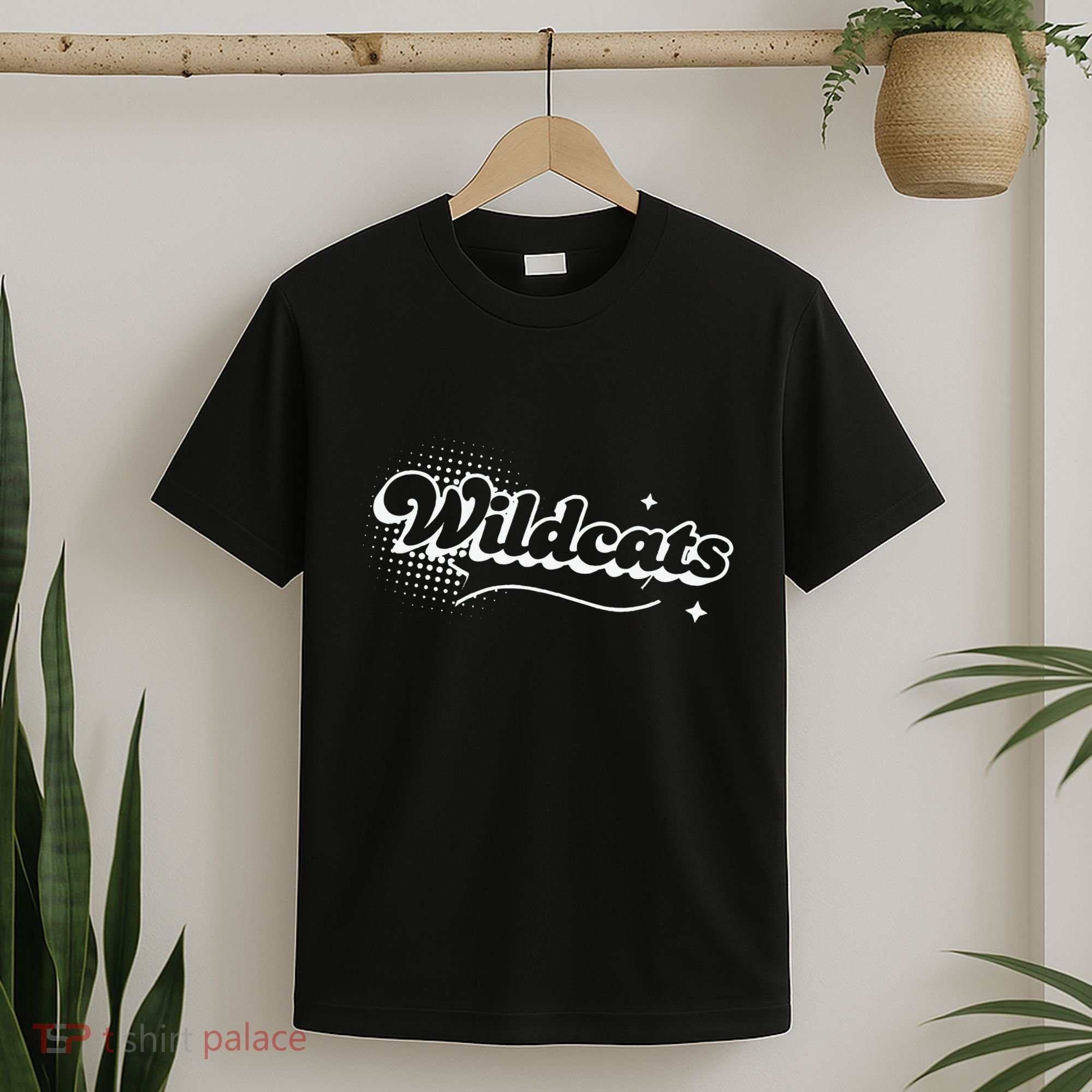 Retro Wildcats Mascot Back To School Spirit Sport Fans Game T-Shirt