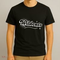 Retro Wildcats Mascot Back To School Spirit Sport Fans Game T-Shirt thumb 3