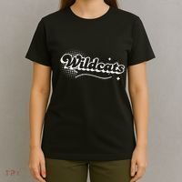 Retro Wildcats Mascot Back To School Spirit Sport Fans Game T-Shirt thumb 4