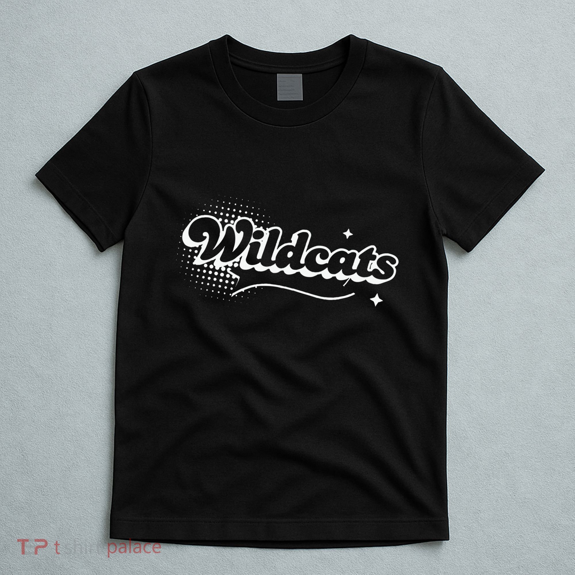 Retro Wildcats Mascot Back To School Spirit Sport Fans Game T-Shirt