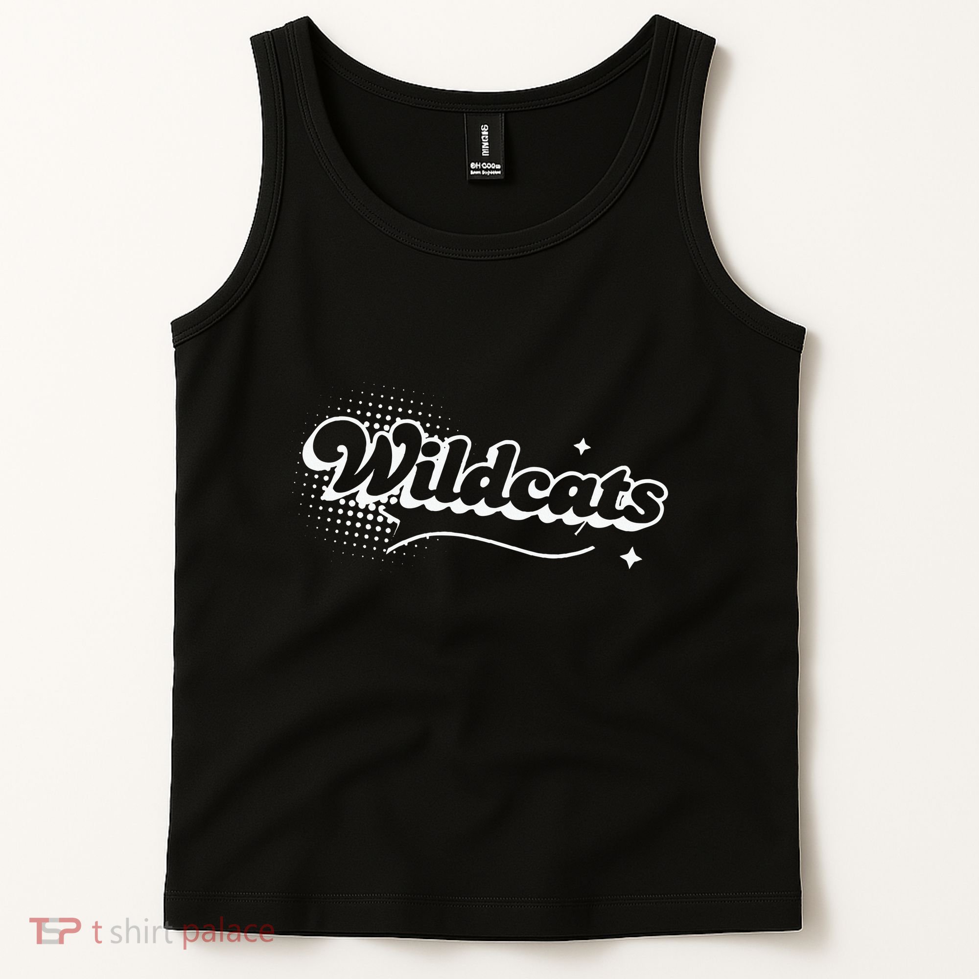 Retro Wildcats Mascot Back To School Spirit Sport Fans Game Tank Top