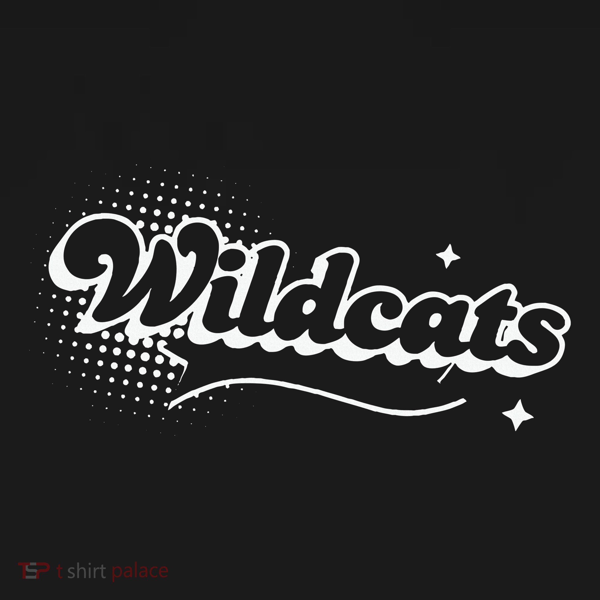 Retro Wildcats Mascot Back To School Spirit Sport Fans Game Kids Long Sleeve Shirt