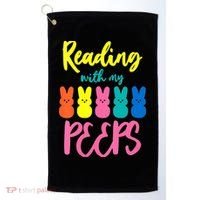 Reading With My Peeps Gift for Teacher or Reader Golf Towel thumb 0