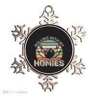 Rolling With My Homies Retro Bowling Bowler Team Funny Ornament thumb 0