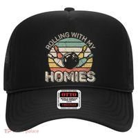 Rolling With My Homies Retro Bowling Bowler Team Funny Hat thumb 0