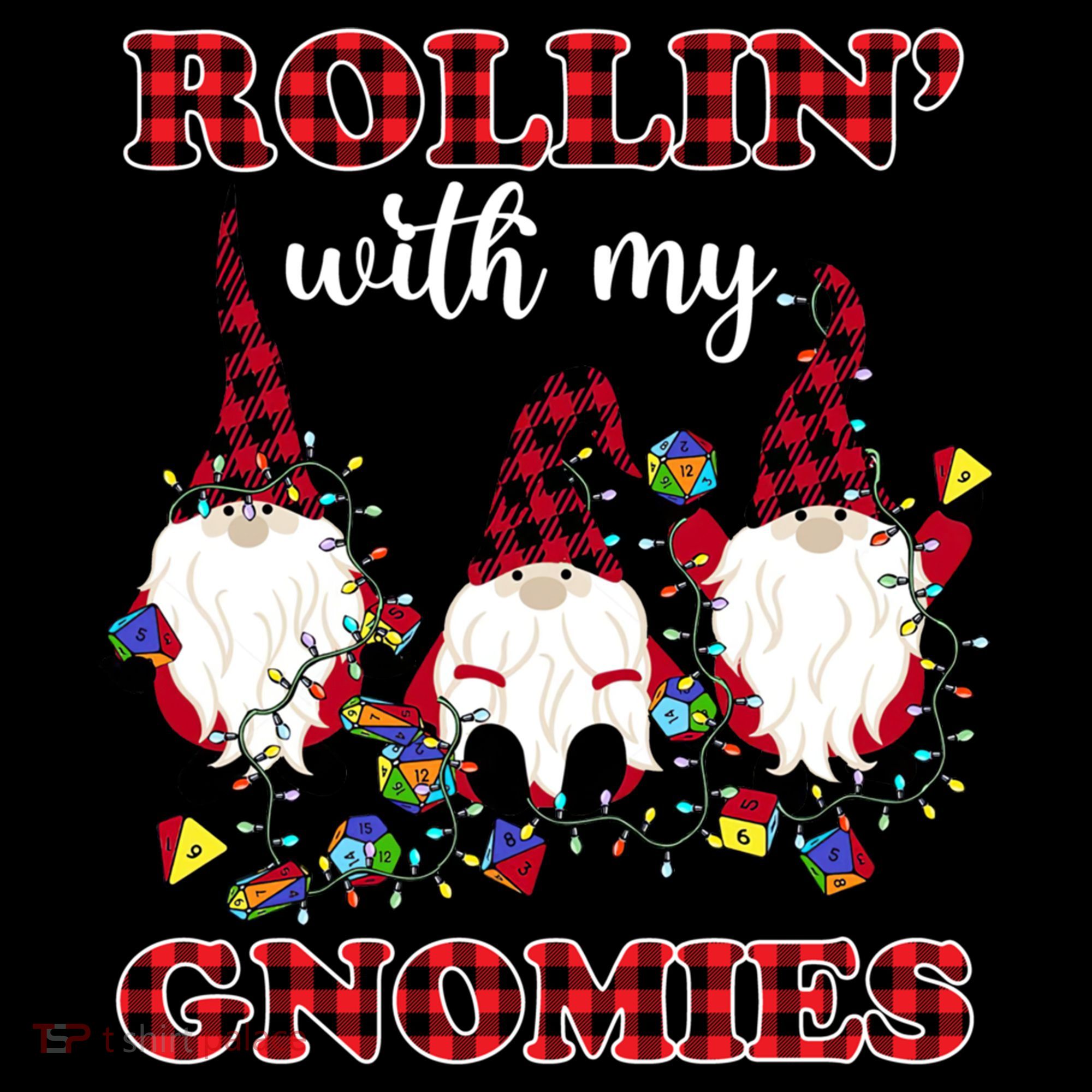 Rollin With My Gnomies Roll For Initiative Christmas Gnomes Gift Coffee Mug