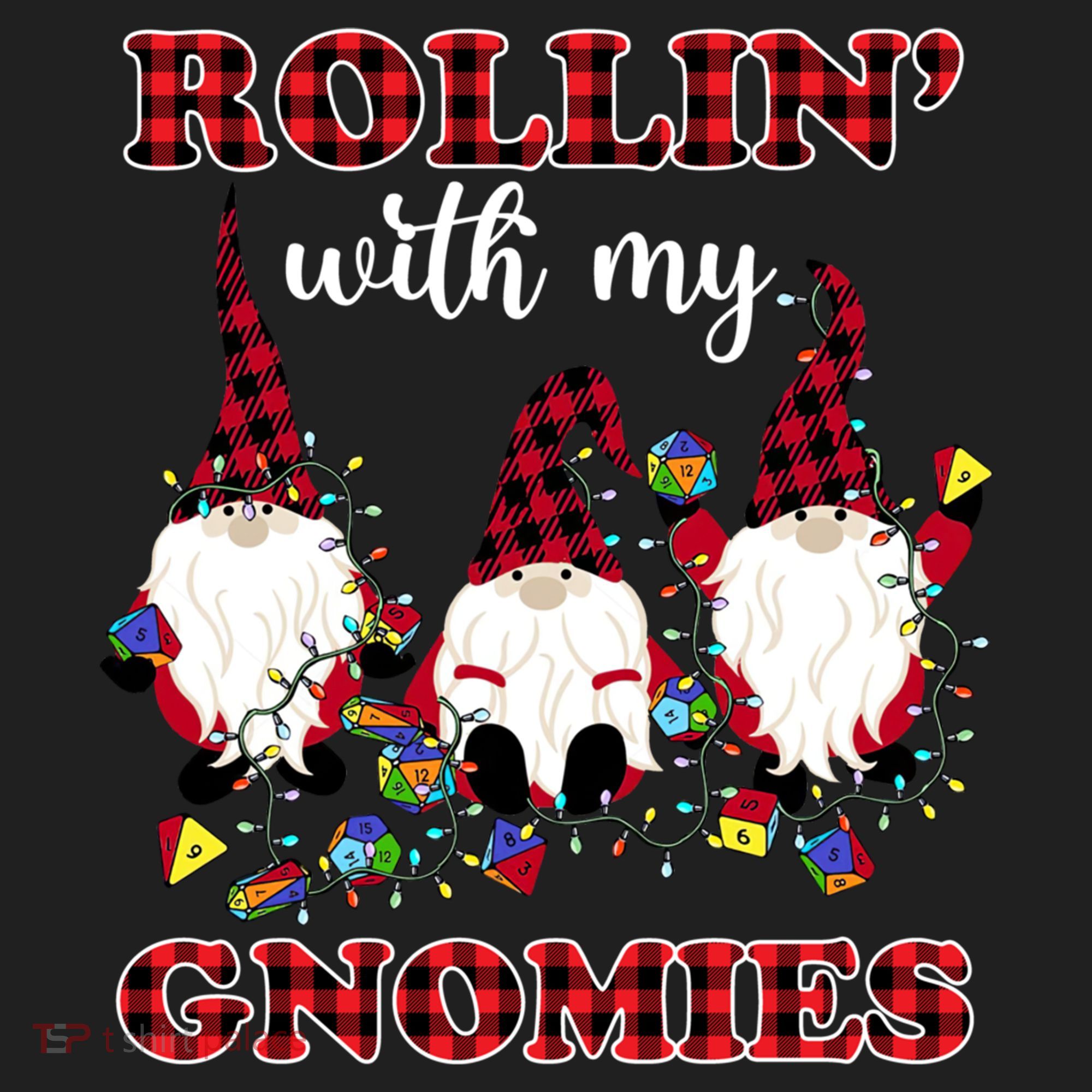Rollin With My Gnomies Roll For Initiative Christmas Gnomes Gift Beanie