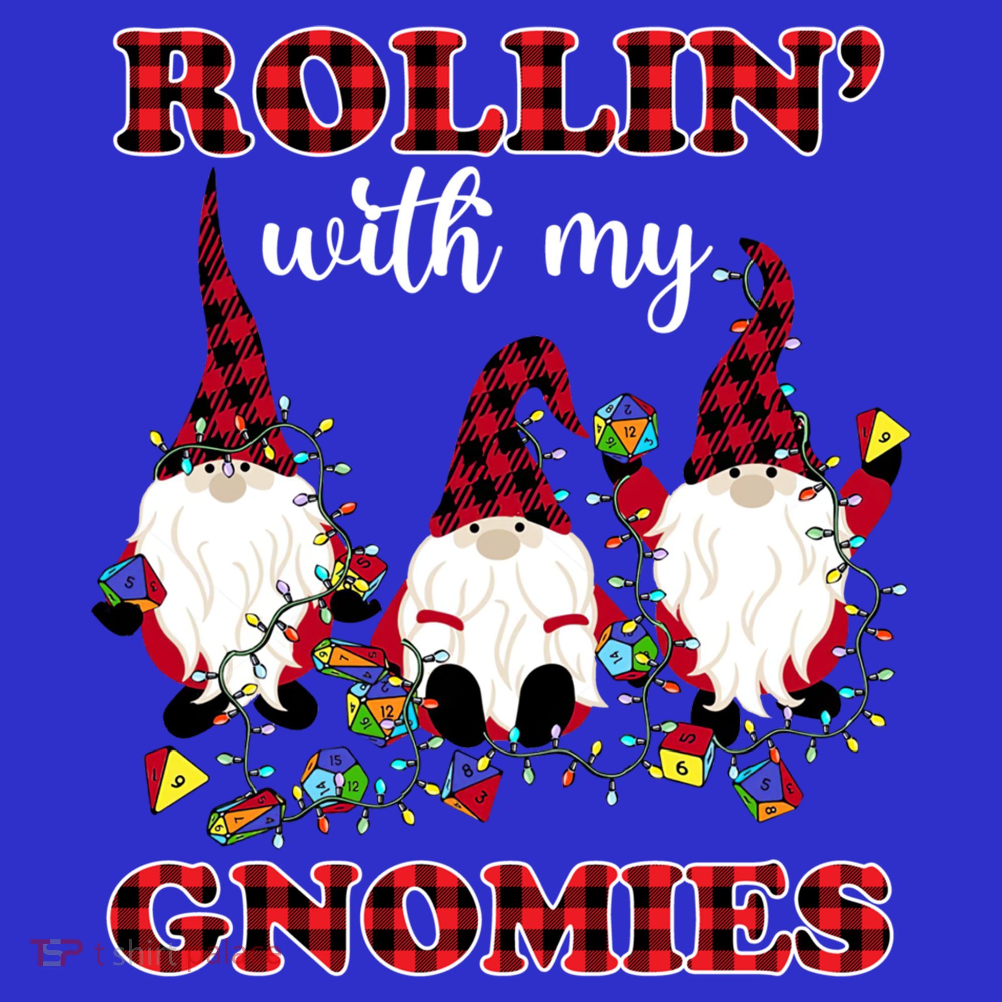 Rollin With My Gnomies Roll For Initiative Christmas Gnomes Gift Apron