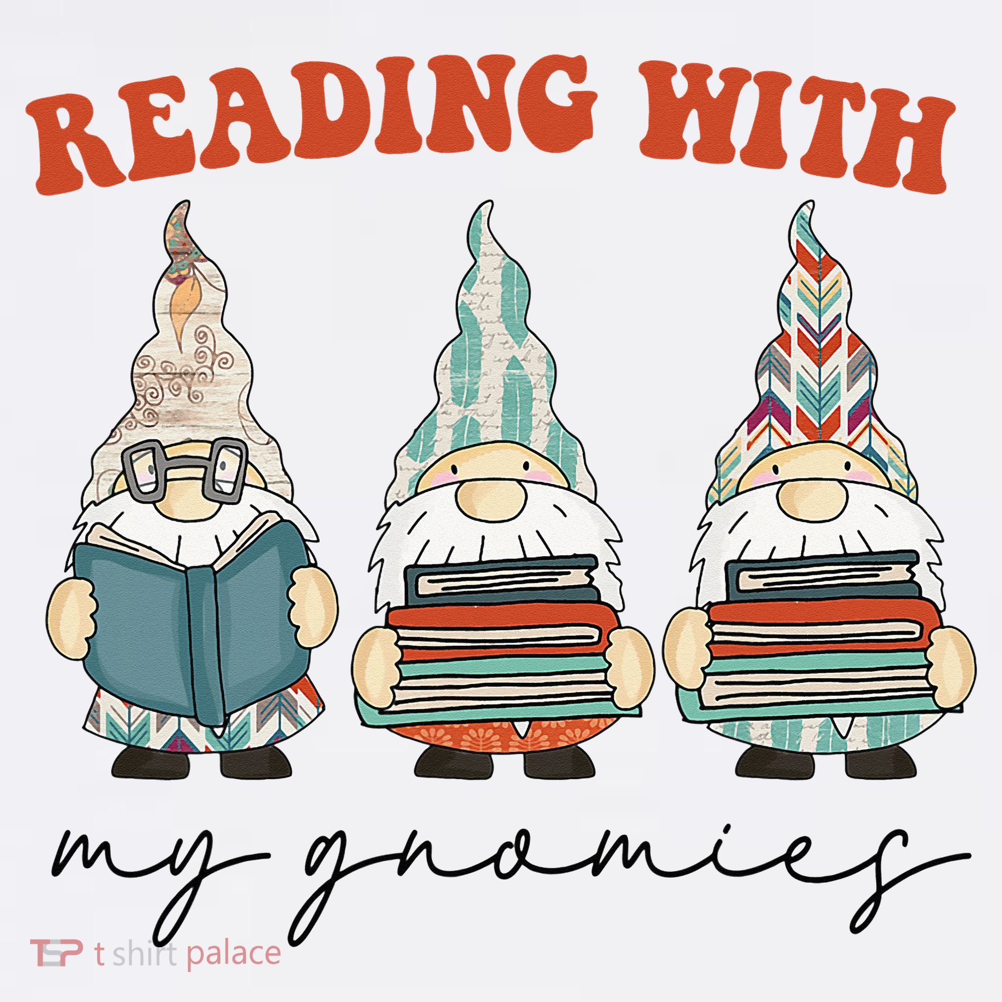 Reading With My Gnomies Funny Book Nerd Gnome Love Reading Baby Bodysuit