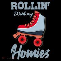 ROLLIN WITH MY HOMIES Roller Skating Roller Girl Skate Coffee Mug thumb 5