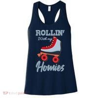 ROLLIN WITH MY HOMIES Roller Skating Roller Girl Skate Women's Tank Top thumb 0