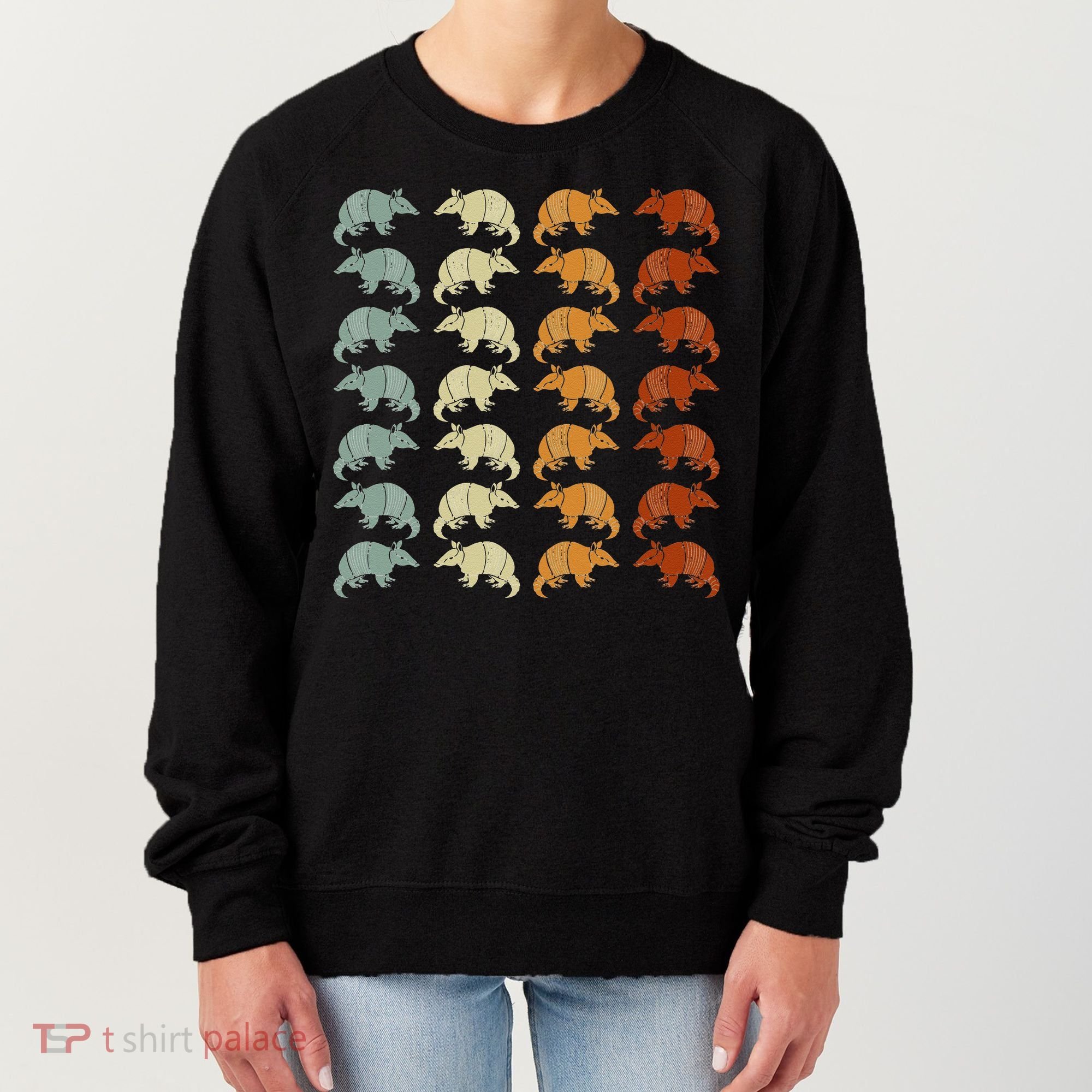 Retro Wild Nature Armadillo Lover Animal Armadillo Women's Sweatshirt