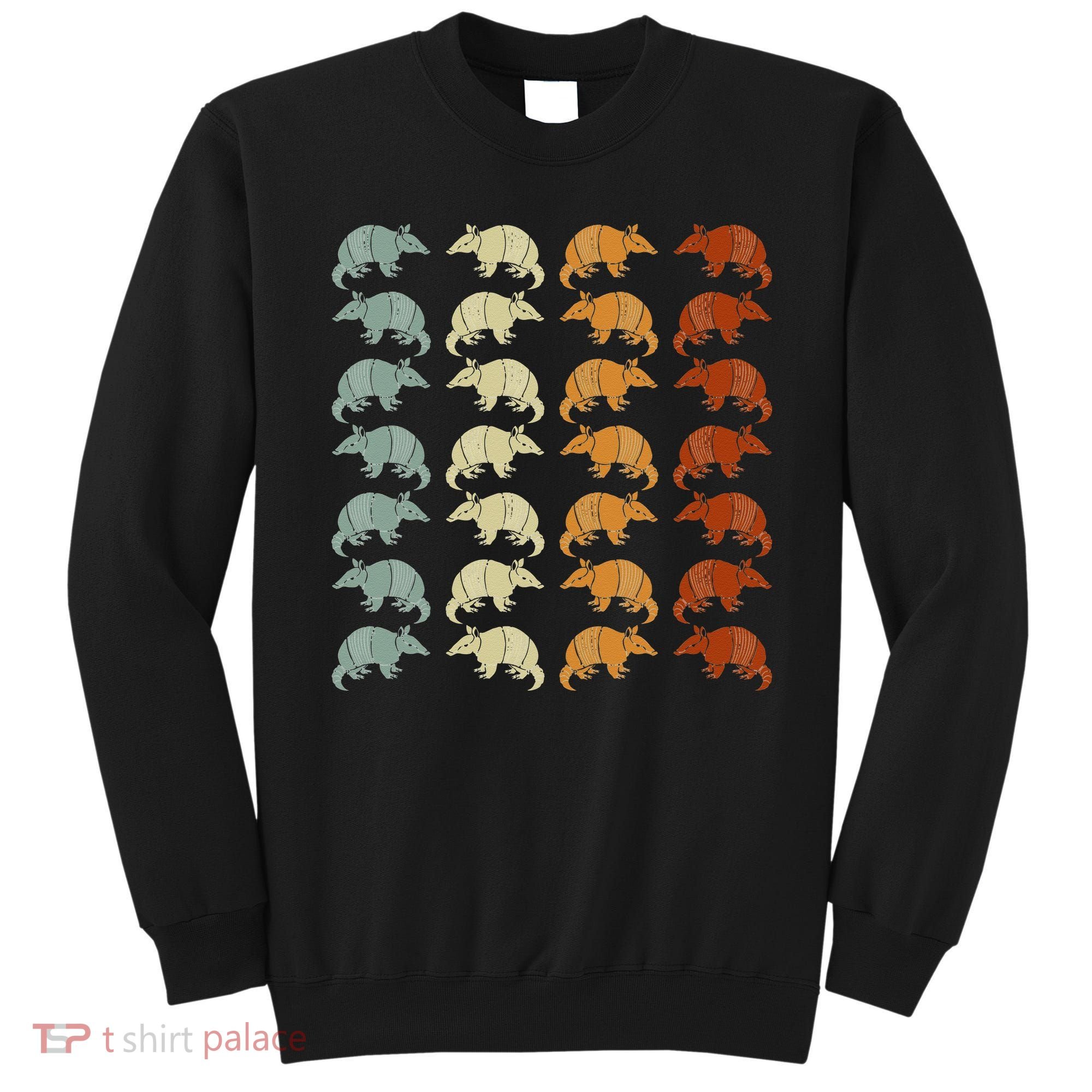 Retro Wild Nature Armadillo Lover Animal Armadillo Sweatshirt