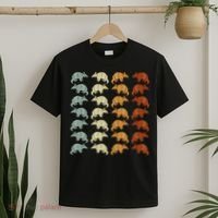 Retro Wild Nature Armadillo Lover Animal Armadillo T-Shirt thumb 2