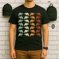 Retro Wild Nature Armadillo Lover Animal Armadillo T-Shirt thumb 6