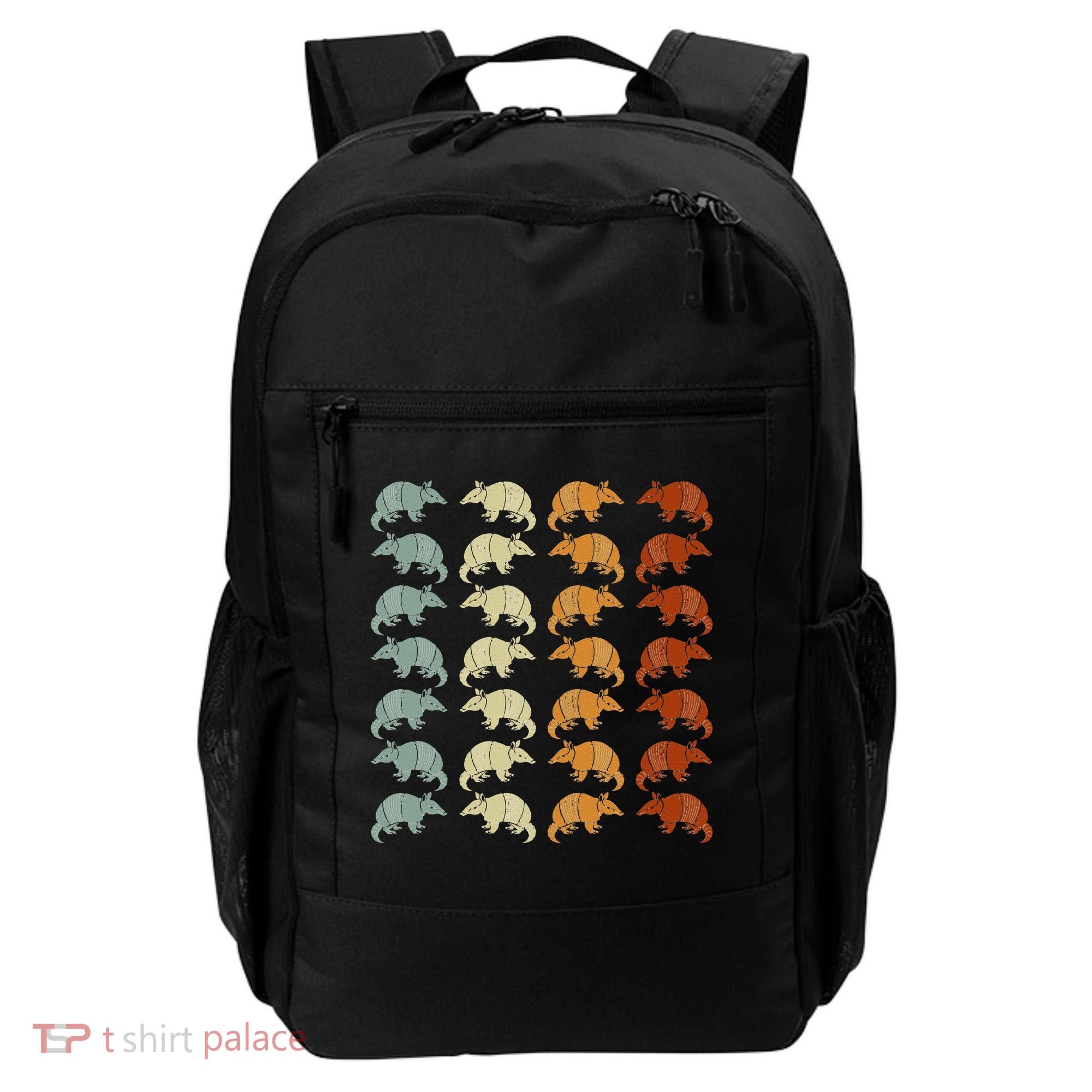 Retro Wild Nature Armadillo Lover Animal Armadillo Backpack