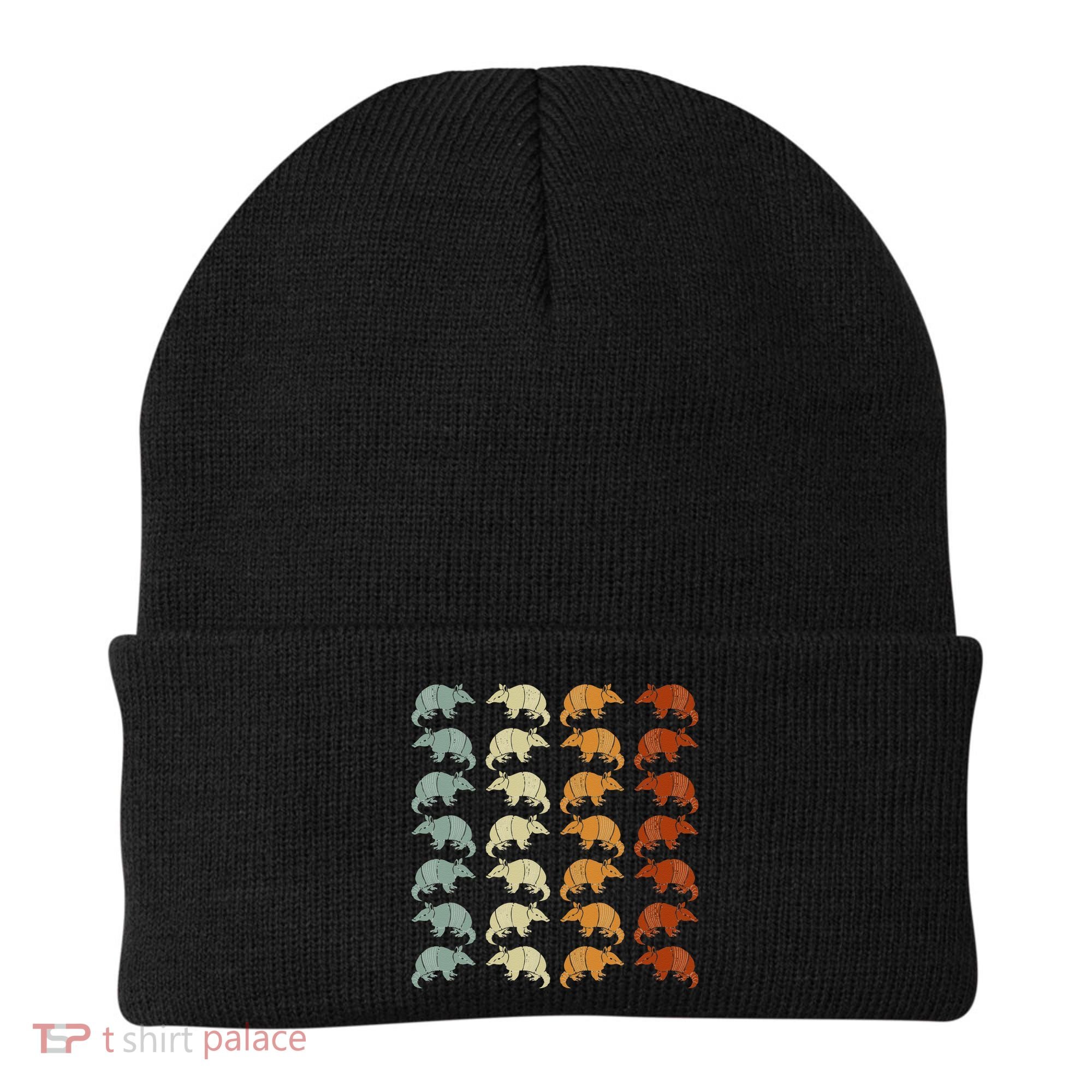 Retro Wild Nature Armadillo Lover Animal Armadillo Beanie