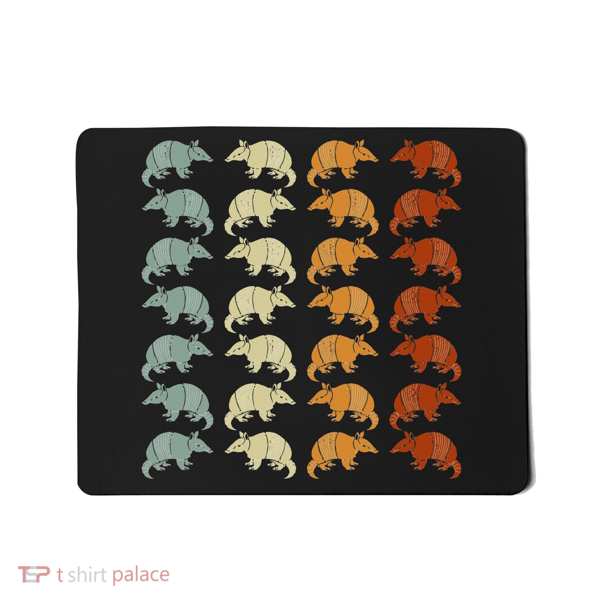 Retro Wild Nature Armadillo Lover Animal Armadillo Mousepad