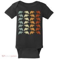 Retro Wild Nature Armadillo Lover Animal Armadillo Baby Bodysuit thumb 0