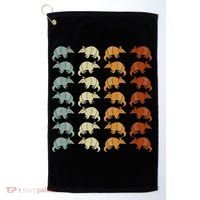 Retro Wild Nature Armadillo Lover Animal Armadillo Golf Towel thumb 0