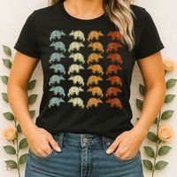 Retro Wild Nature Armadillo Lover Animal Armadillo Women's T-Shirt thumb 2