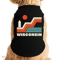 Retro Wisconsin Outdoors Nature Doggie Tank thumb 0