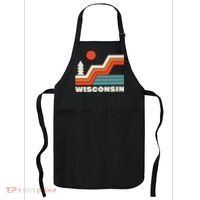 Retro Wisconsin Outdoors Nature Apron thumb 0