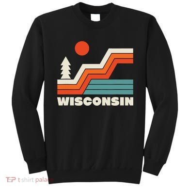 Retro Wisconsin Outdoors Nature Sweatshirt