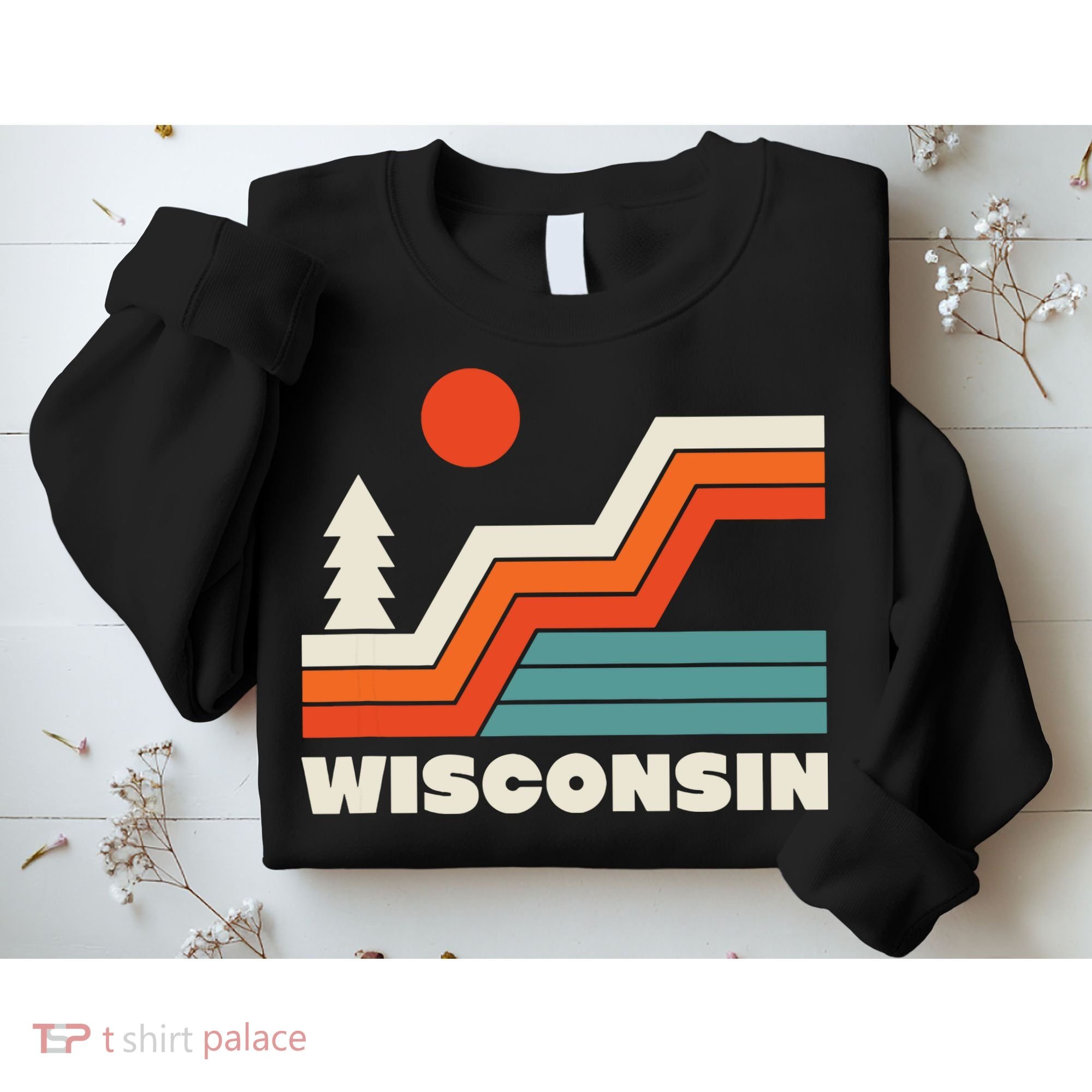 Retro Wisconsin Outdoors Nature Sweatshirt