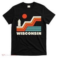 Retro Wisconsin Outdoors Nature T-Shirt thumb 0