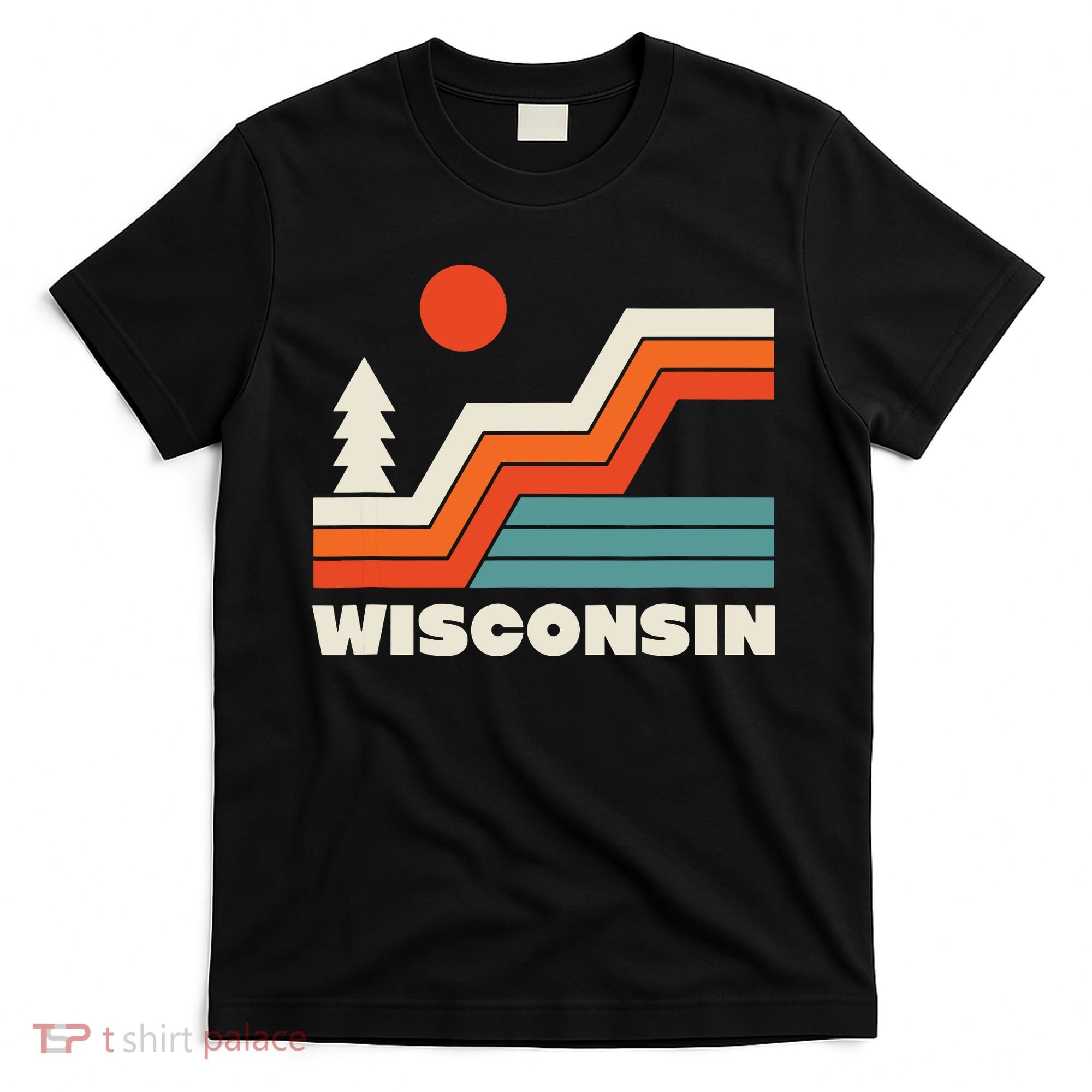 Retro Wisconsin Outdoors Nature T-Shirt