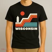 Retro Wisconsin Outdoors Nature T-Shirt thumb 3