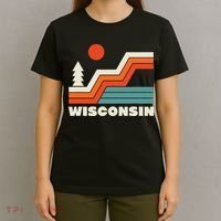 Retro Wisconsin Outdoors Nature T-Shirt thumb 4