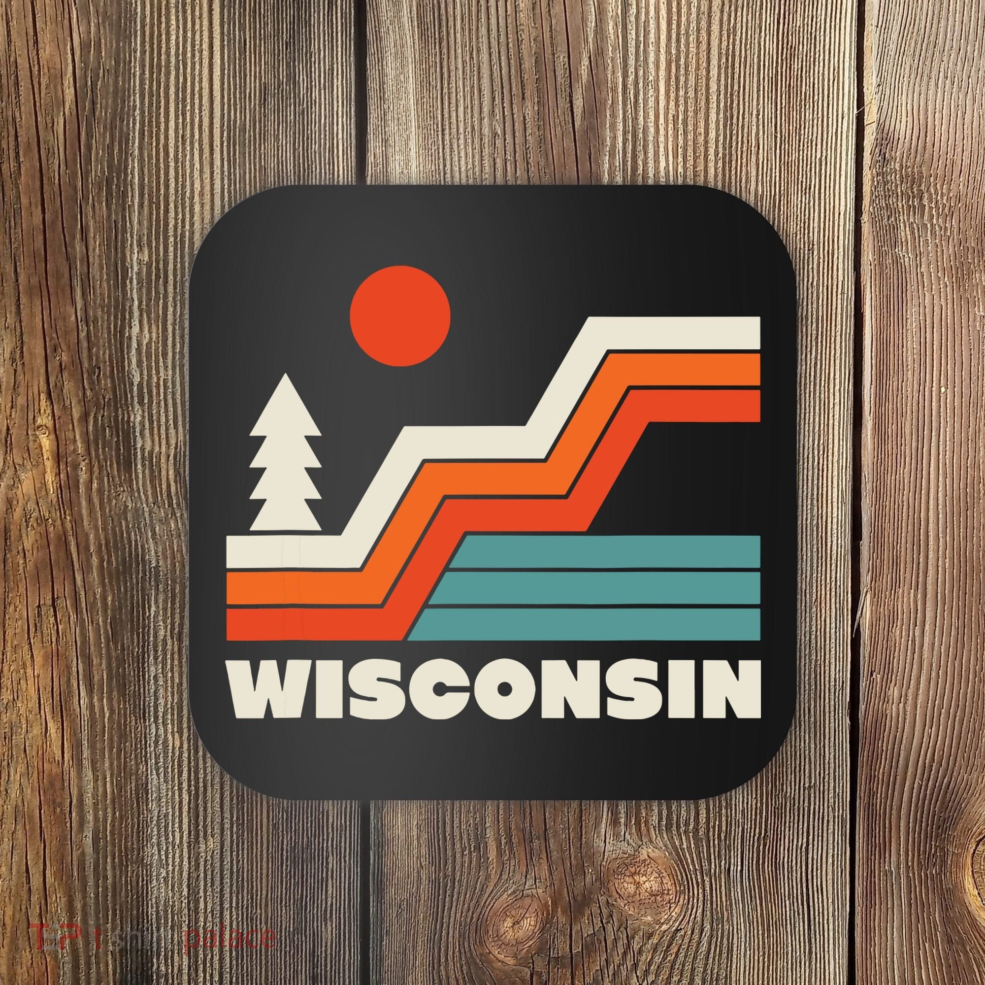 Retro Wisconsin Outdoors Nature Coaster