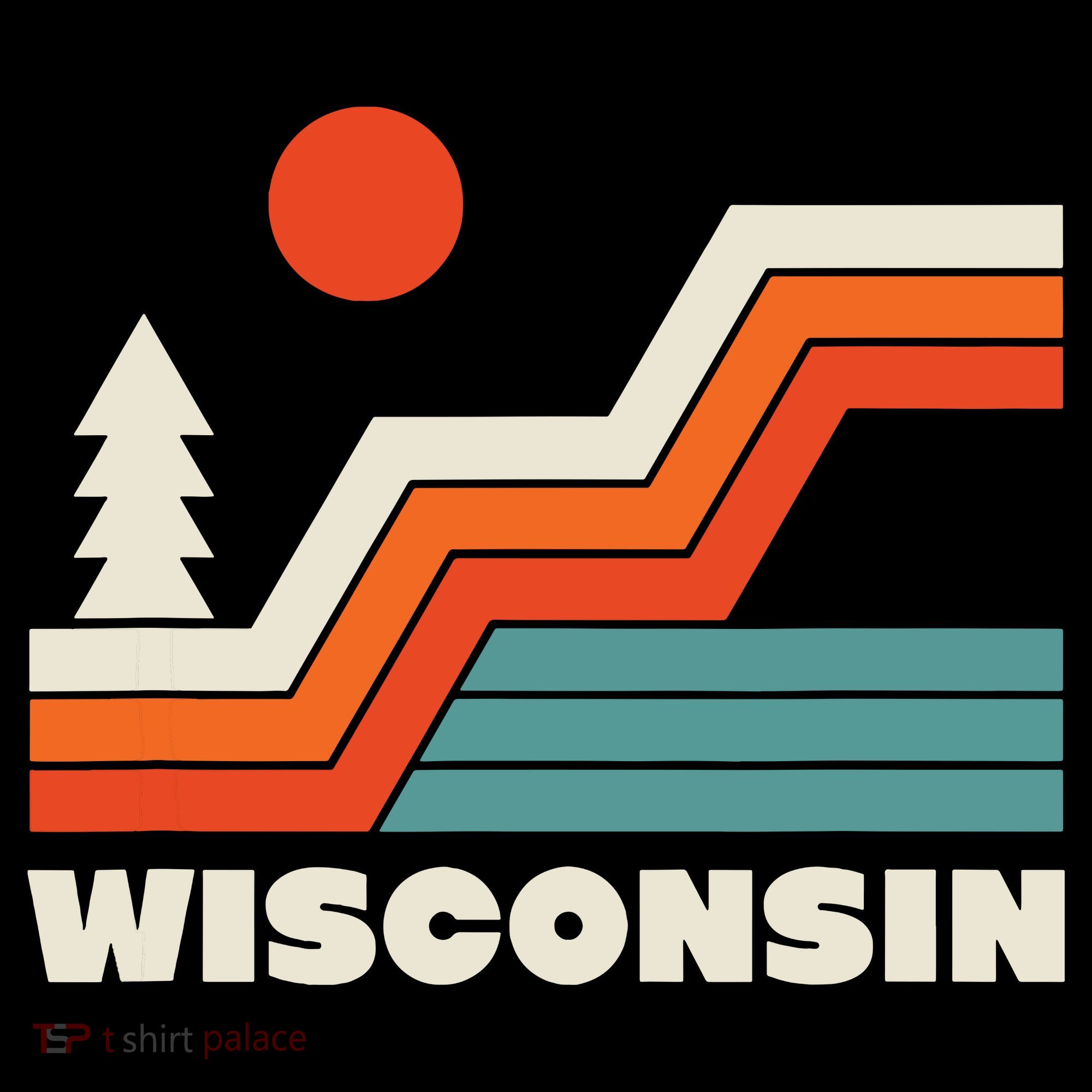 Retro Wisconsin Outdoors Nature Coaster