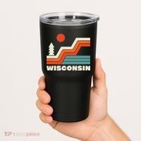 Retro Wisconsin Outdoors Nature Tumbler thumb 2
