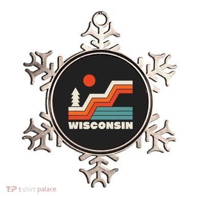 Retro Wisconsin Outdoors Nature Ornament