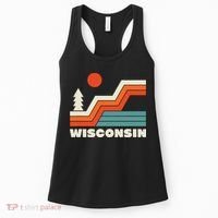 Retro Wisconsin Outdoors Nature Women's Tank Top thumb 0