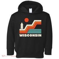 Retro Wisconsin Outdoors Nature Toddler Hoodie thumb 0