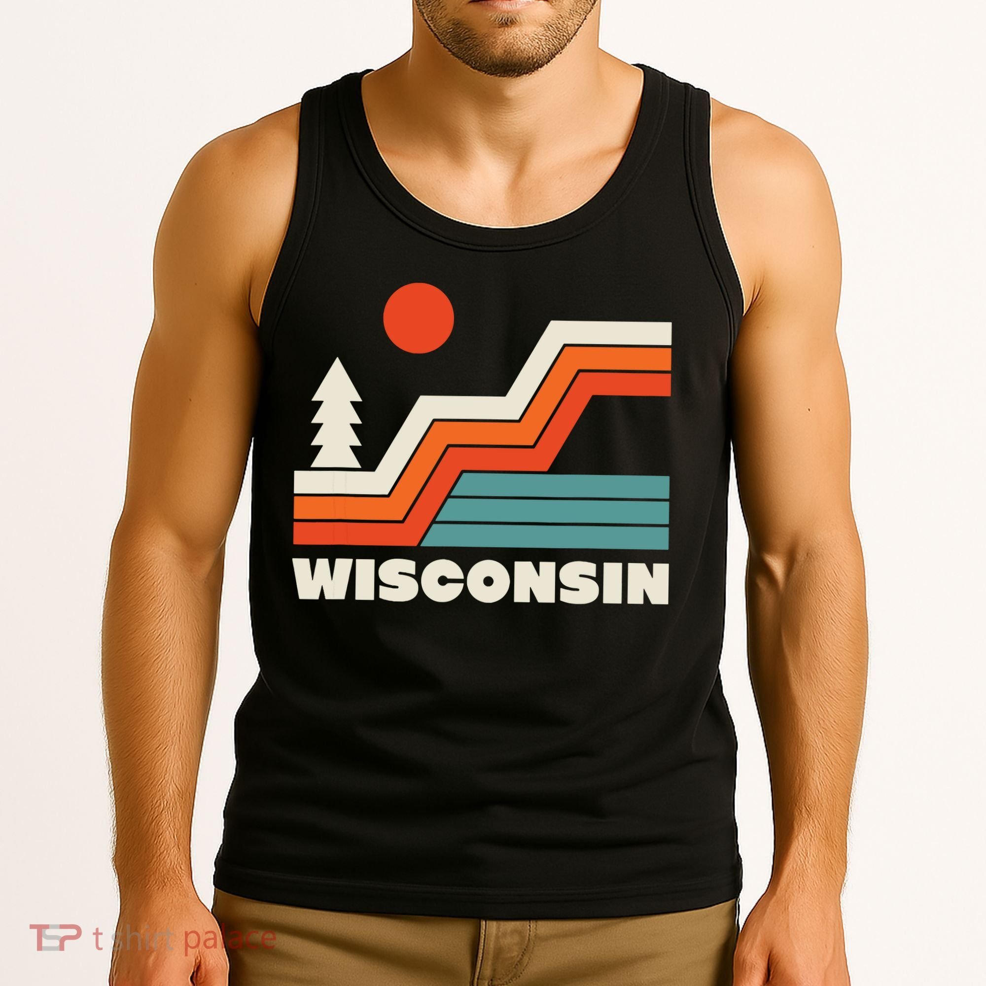 Retro Wisconsin Outdoors Nature Tank Top