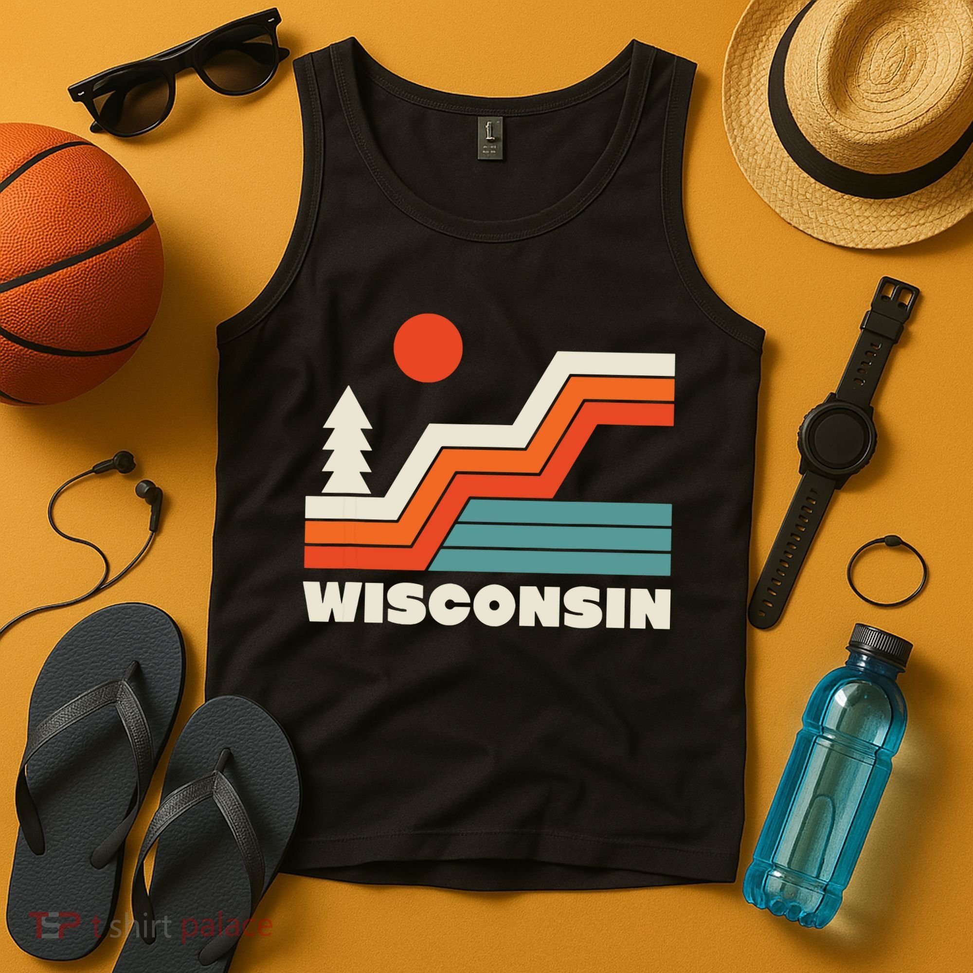 Retro Wisconsin Outdoors Nature Tank Top
