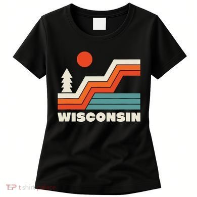 Retro Wisconsin Outdoors Nature Women's T-Shirt