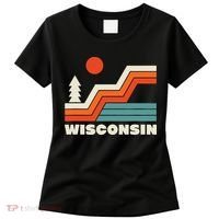 Retro Wisconsin Outdoors Nature Women's T-Shirt thumb 0