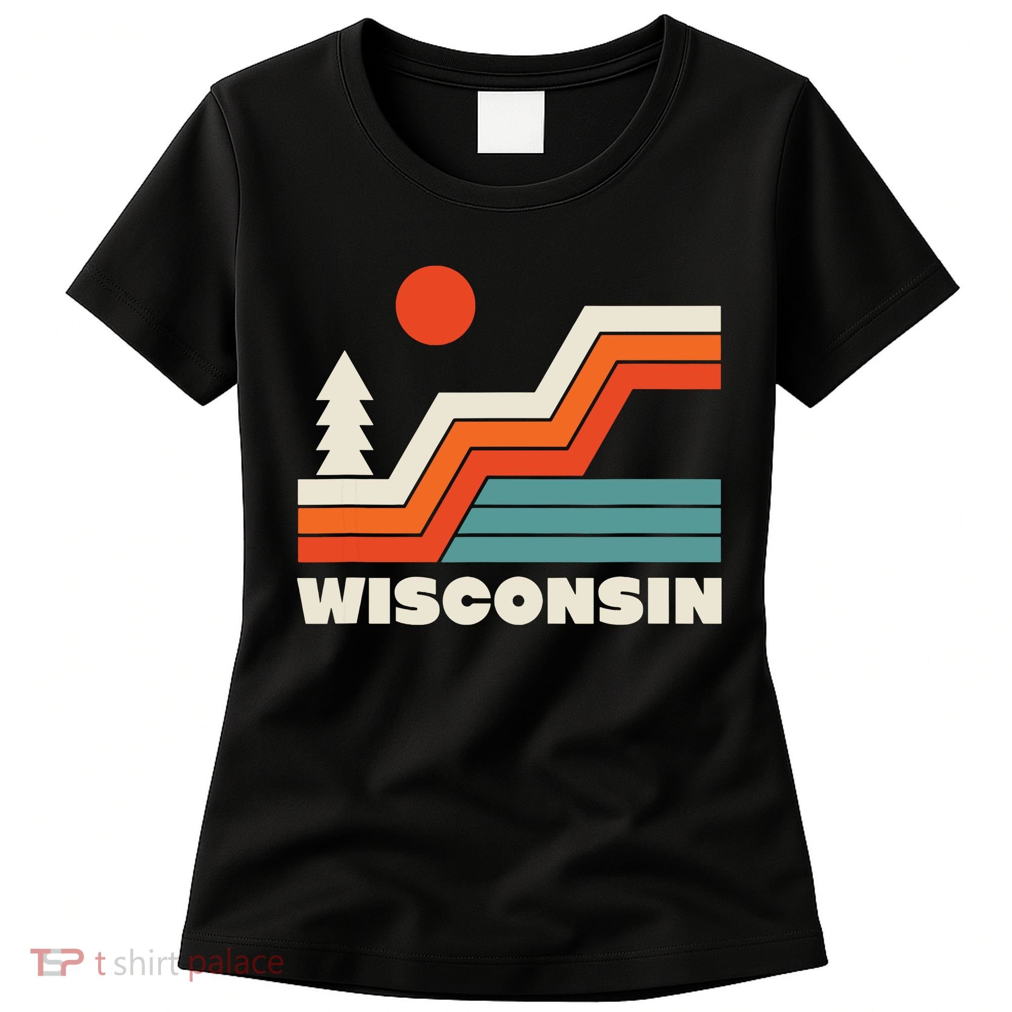 Retro Wisconsin Outdoors Nature Women's T-Shirt